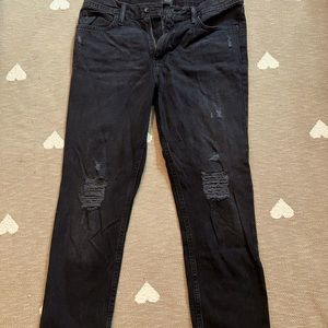 black dad slim taper fit urban outfitters jeans